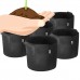 2019 "iPower 3-Gallon 5-Pack Grow Bags Fabric Aeration Pots Container with Strap Handles for Nursery Garden and Planting(Black)"   